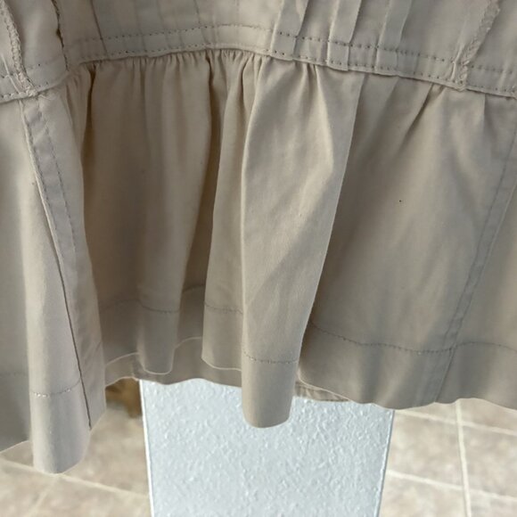 Vintage jacket- Size Medium  beaded pearl and faux diamond studs in areas/beige - Picture 5 of 7